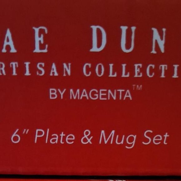 NIB Rae Dunn “MILK AND COOKIES” Plate and Mug - Picture 3 of 4